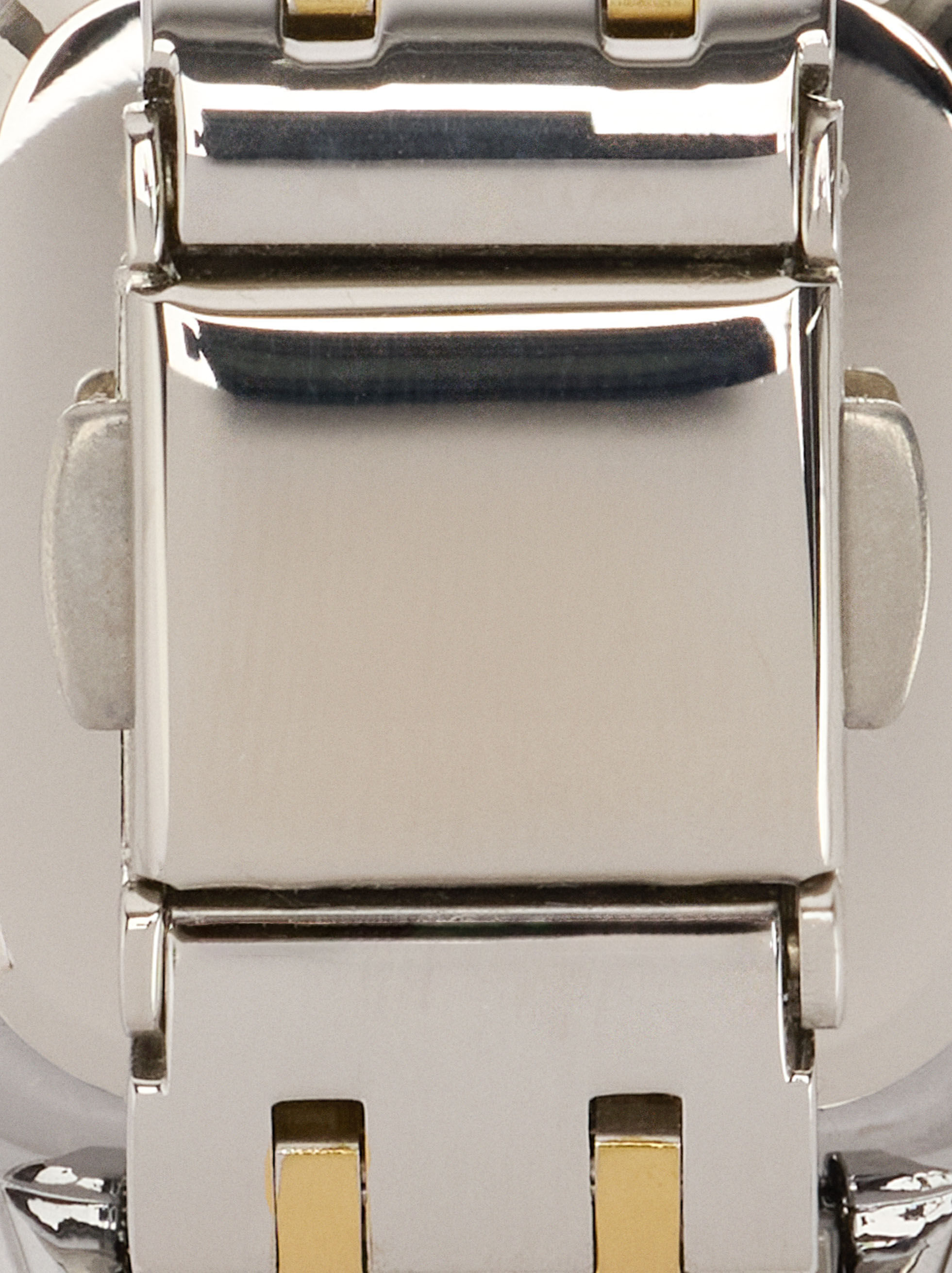 Montre carrée bi-matière bracelet en acier